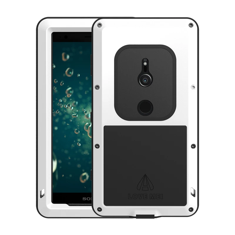 Водонепроницаемый чехол Love Mei для Sony Xperia XZ2 5 7 дюйма ударопрочный алюминиевый Compact