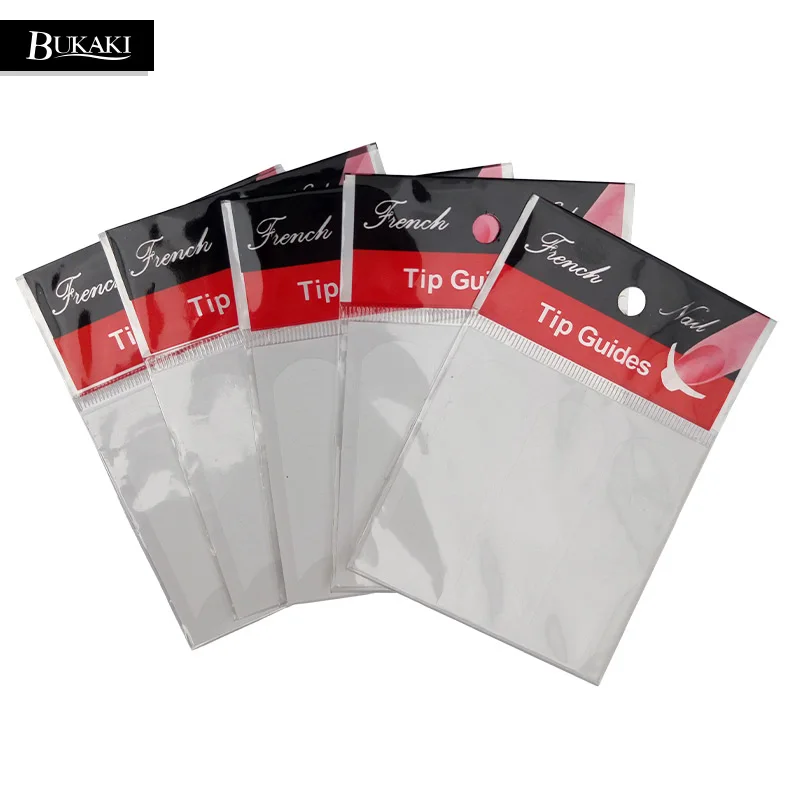 5 шт./лот наклейки для французского дизайна ногтей маникюрные наконечники форма