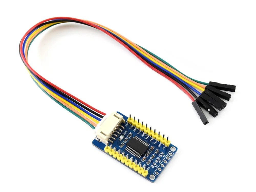 Waveshare MCP23017 IO Плата расширения IEC интерфейс расширяет 16 I/O контакты для Raspberry Pi/micro: бит/Arduino/STM32 и т. Д