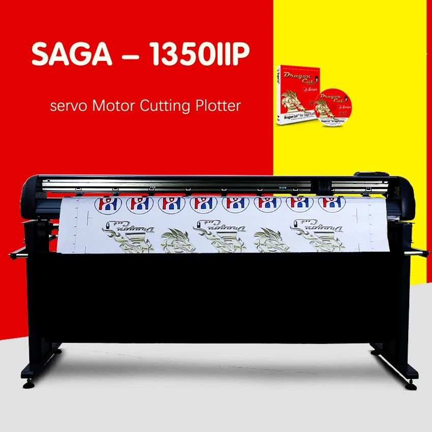 

1PC SAGA - 1350IIP servo Motor Cutting Plotter Latest Model Plotter,Maximum cutting size1260 mm