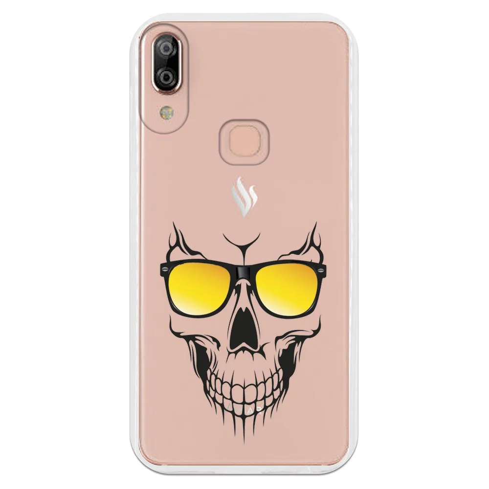 Чехол подставка костюм с черепами рисунок WP014 для Vsmart Active 1 Plus|Бамперы| |