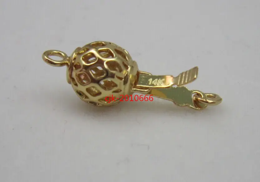 10 11 ММ Akoya Южное море розовый жемчуг ожерелье 14 k/20 золотая застежка