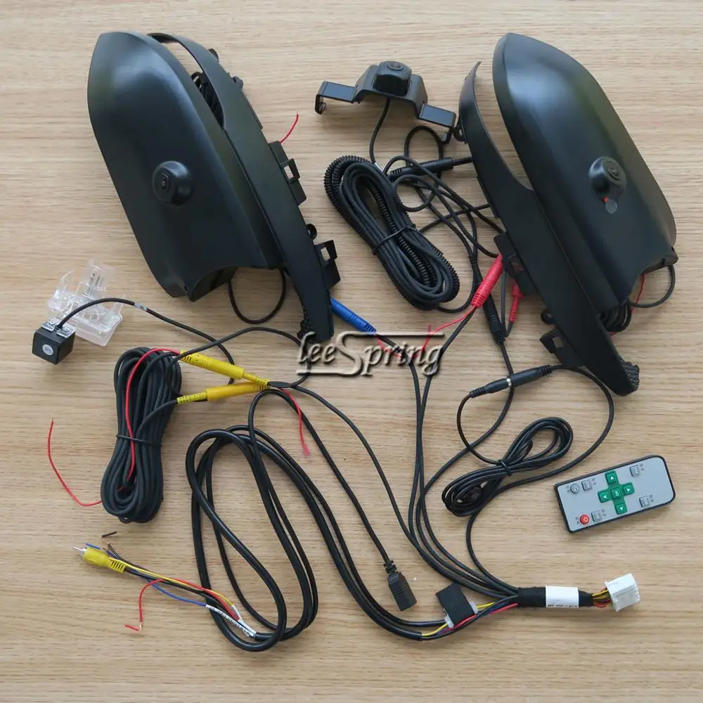 Автомобильный 360 градусный видеорегистратор с видом записью птичьего полета