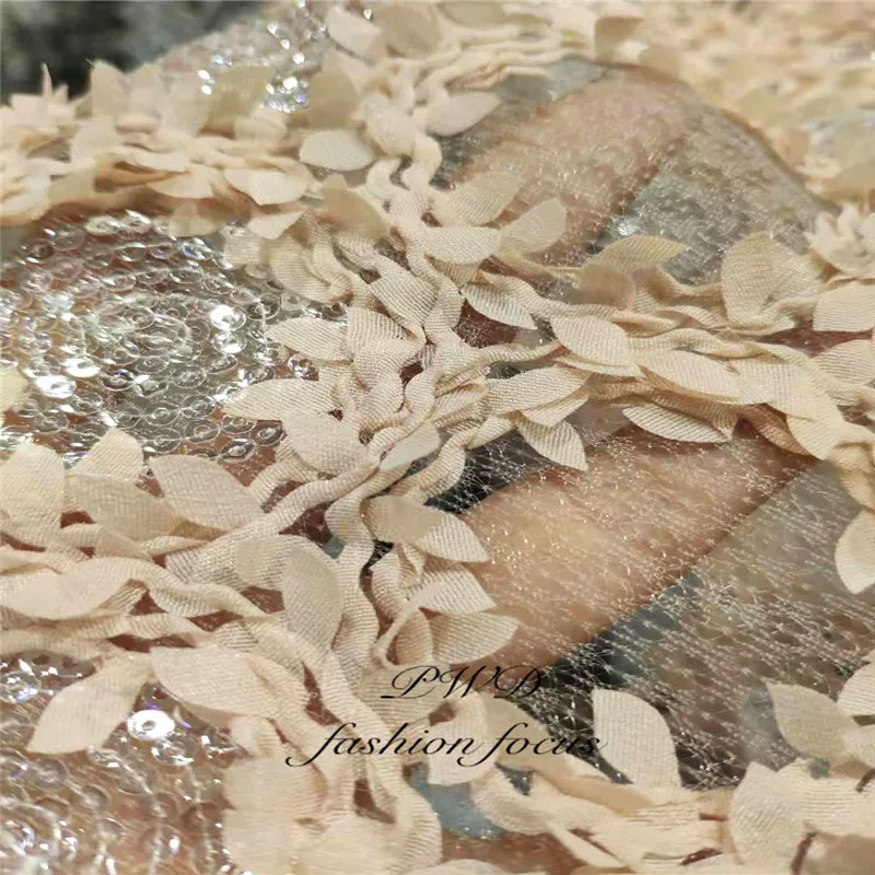 2019 Высококачественная африканская кружевная ткань с блестками вышивка в виде