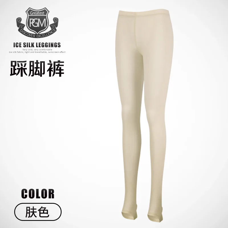 Foot color 2 пары, женские чулки, одежда для гольфа, спортивная одежда, Солнцезащитная одежда, летние штаны, ледяной шелк, сухие, удобные, Защитные носки для ног - Цвет: Foot color
