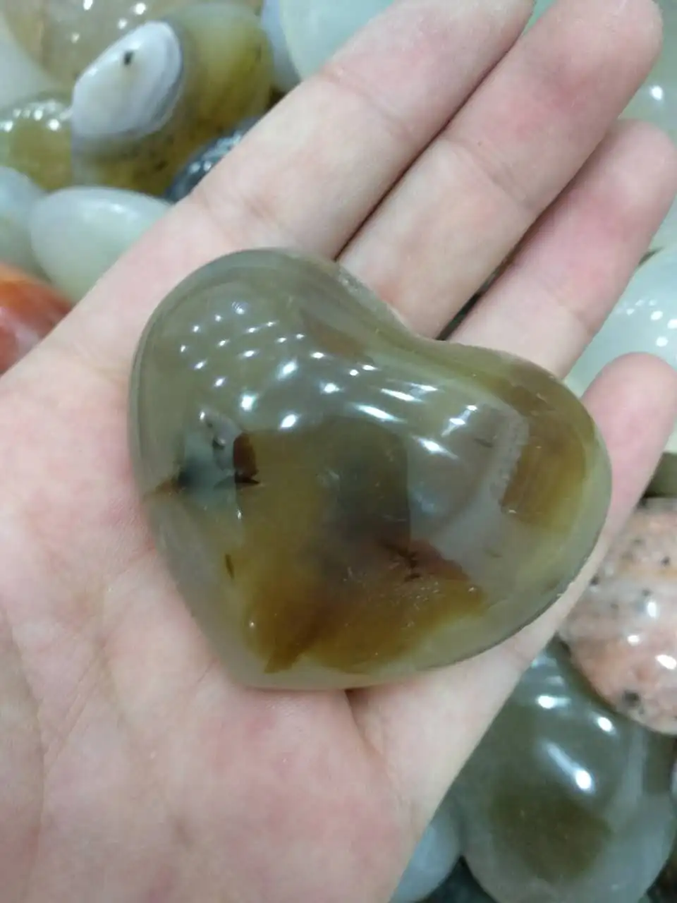 Gorgeous Rare Carnelian Geode Crystal Quartz Agate heart Polished Specimen Natural stones and Minerals | Дом и сад