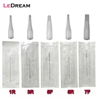 Тату-иглы 1RL 3RL 3F 5RL 5F 7F и колпачки 100 шт. для перманентного макияжа, отдепосылка, 100 шт., традиционные иглы для тату