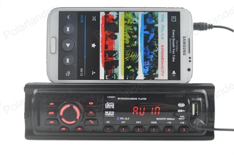 Автомобильный стерео USB SD MMC порт Радио Bluetooth музыкальный телефон MP3 аудио плеер