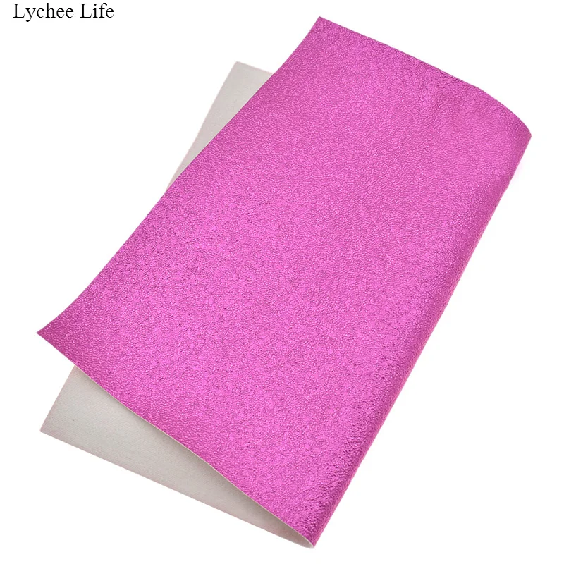 Lychee Life A4 тисненый камень, кожаная ткань, сделай сам, искусственный синтетический водонепроницаемый кожаный тканевый бант для волос, сделай сам, украшения, поделки