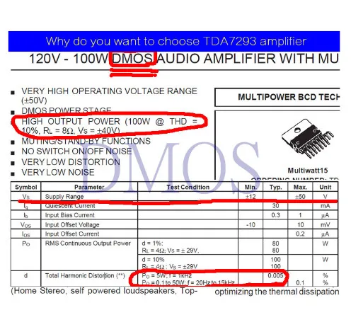 Двухканальный AC12 32V 2 0 TDA7293 100 + Вт HIFI стерео аудио усилитель|Усилители мощности| |