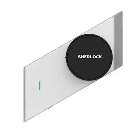 Silver right Шерлок S2, умный замок, умный дверной замок, Bluetooth, беспроводной телефон, приложение, управление, Электронный беспроводной замок, без ключа - Цвет: Silver right