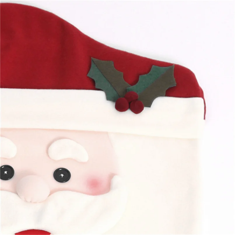 Christmas Decoration Chair Cover Christmas Snowman Table Decoration Stool Cover Birthday Party Decorations Kids Wholesale#4L23