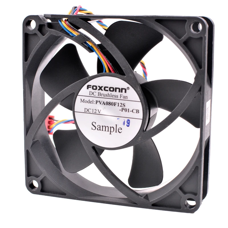 Оригинальный продукт PVA080F12S 8 см 8020 80x80x20 мм 80 вентилятор DC12V 4 линии компьютер pwm