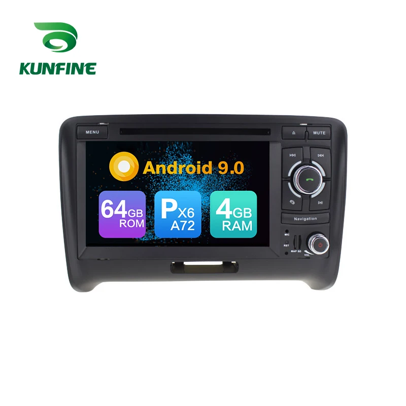 

Android 9.0 Core PX6 A72 Ram 4G Rom 64G Car DVD GPS Multimedia Player Car Stereo For Audi TT 2006-2015 Radio Headunit