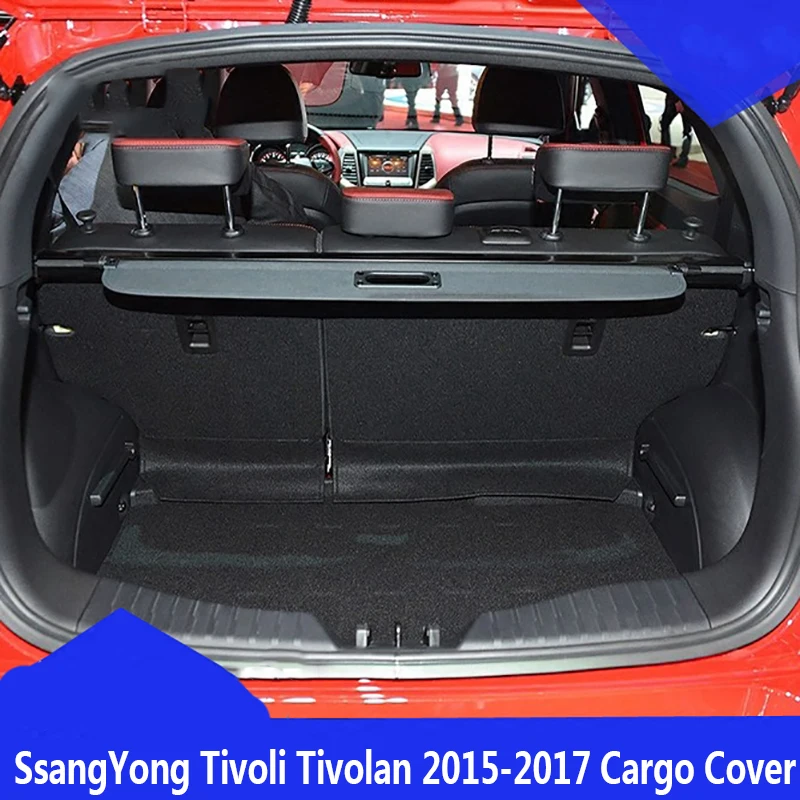 Защитный чехол для задней крышки багажника SsangYong Tivoli Tivolan 2015 2016 2017 черный