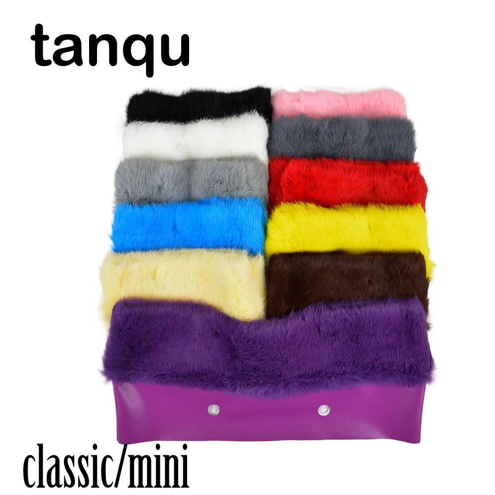 Tanqu плюшевой отделкой для O BAG термальность плюшевое украшение кроличий мех