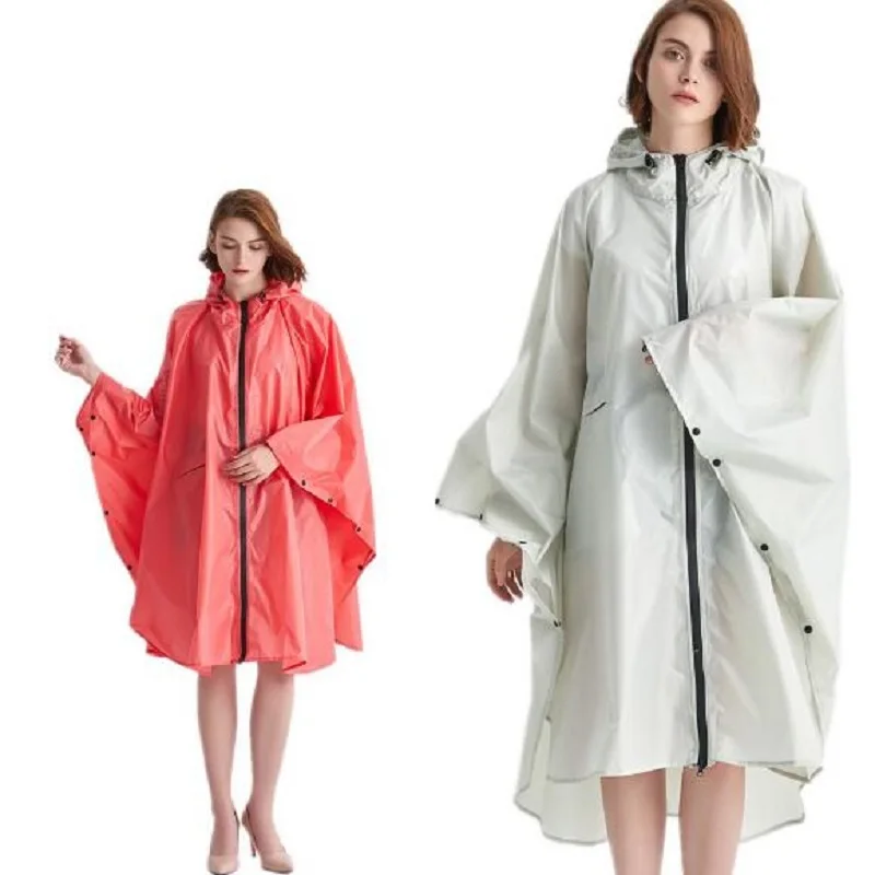 Для Женщин Пончо Плащ дождевик Водонепроницаемый палатка капюшон Пеший Туризм