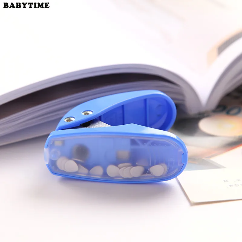 School Office Single Hole Puncher Hand Paper Punch Scrapbooking Punches 10 Pages All 1 PCS |