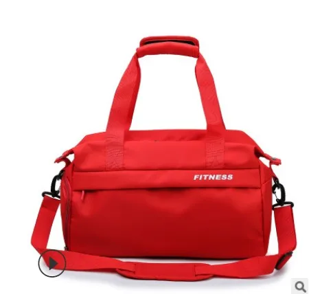 Monerffi Unisex Fashion Sports Itness Bags Short Travel Bags Large Crossbody Bag Shoulder Diagonal Bags Hot Sale - Цвет: red