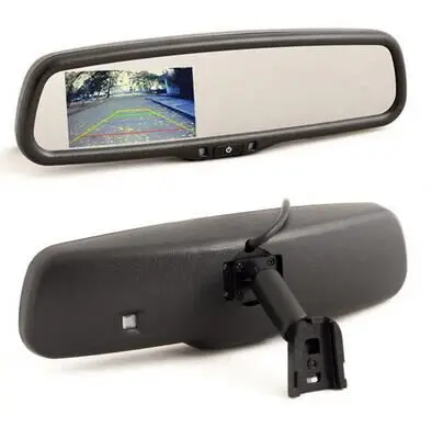 OEM style 4.3 inch HD Car Parking Rearview Mirror Monitor for a Rerview Camera+ Bracket case for TOYATA NISSAN HONDA original OE