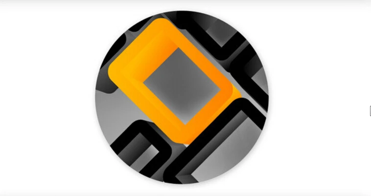 3D обои на заказ простые геометрические оранжевые современные для гостиной