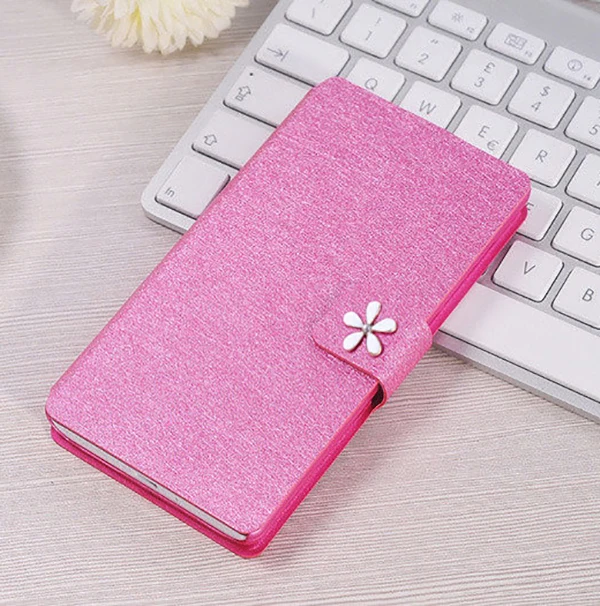 Для Coque BQ BQS 5065 чехол искусственная кожа мода люкс Flip кремния Телефонные Чехлы для
