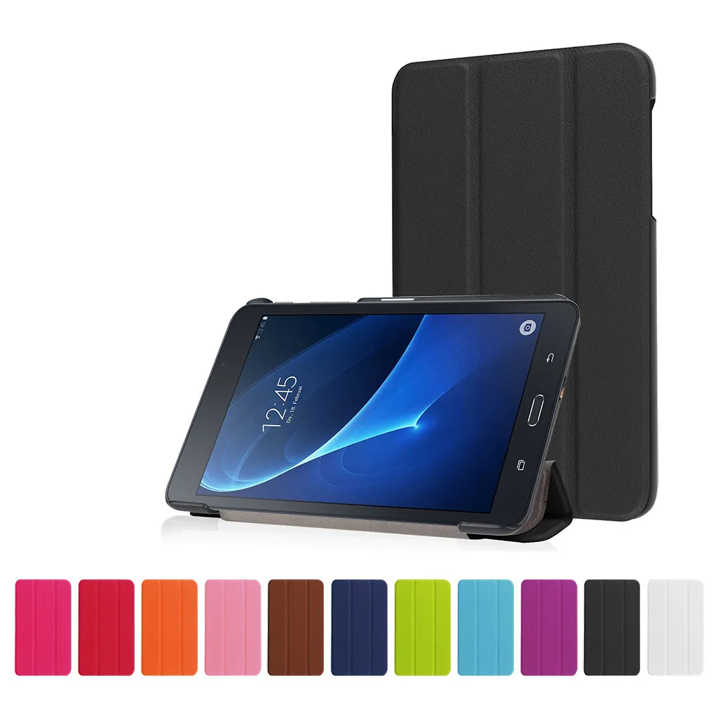 Ультратонкий чехол для смартфона разноцветный Samsung Galaxy Tab A 7 дюймов откидной