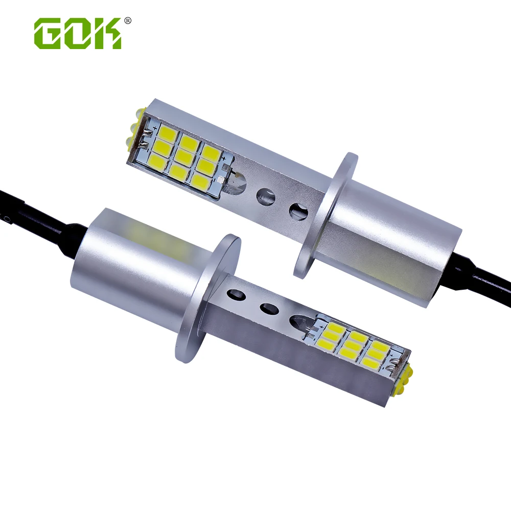 2 шт. белый h1 h3 18SMD 2835 Светодиодный чип cree 24 Вт H1 светодиодный ная сменная лампа для