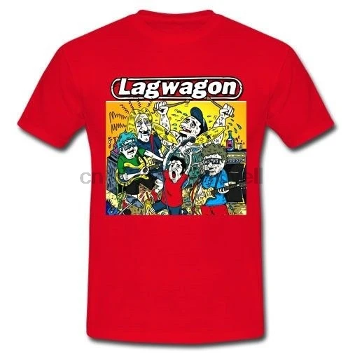 2018 новая брендовая одежда LAGWAGON TOUR панк рок группа NOFX PROPAGANDHI MxPx Красная футболка s m
