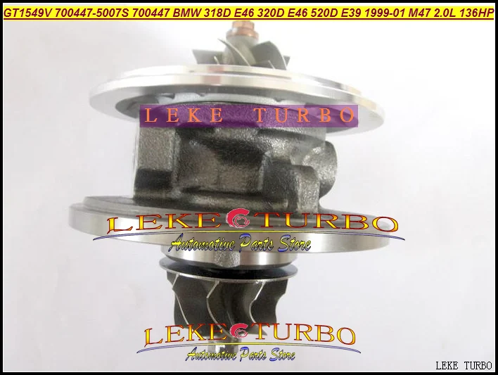 Картридж Turbo для BMW 318D 320D E46 520D E39 99 01 M47 2.0L процессор Chra Core GT1549V 700447 5008S 5007S 0006|turbocharger