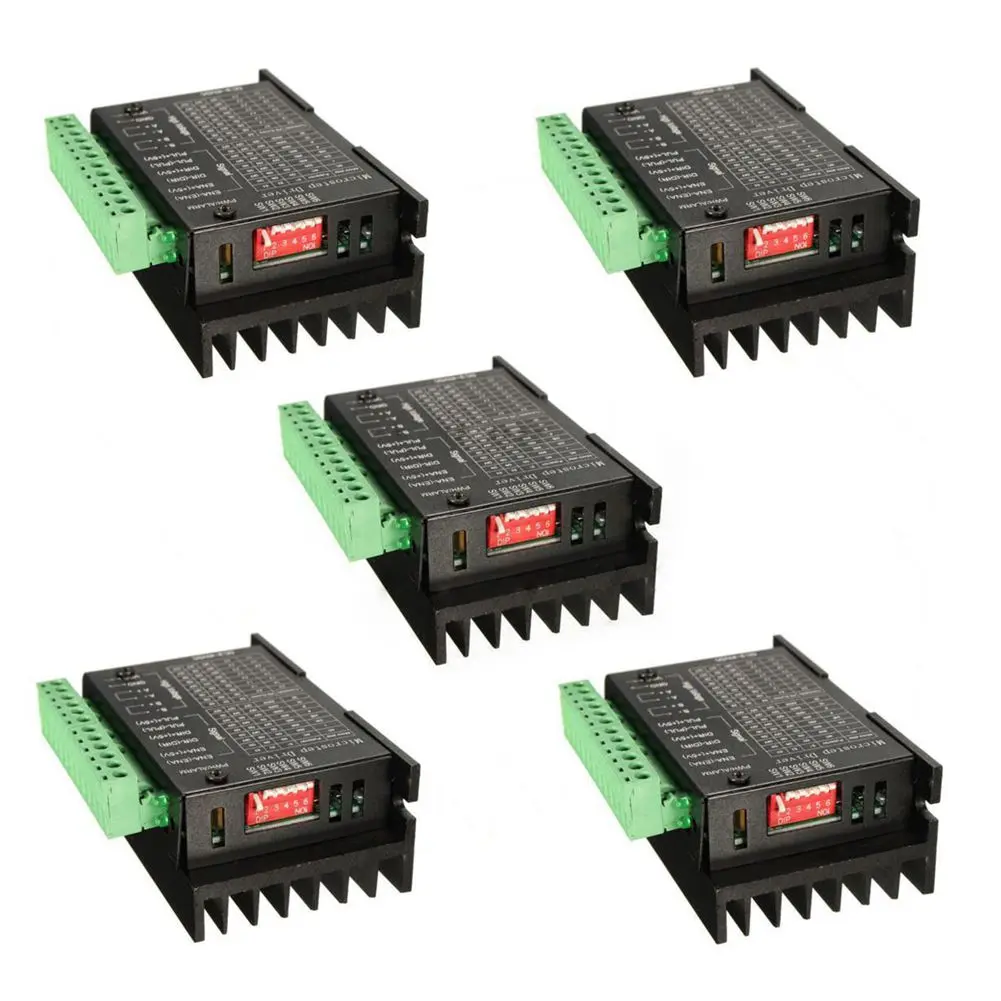 

Brand New 5PCS CNC Single Axis 4A TB6600 Stepper Motor Drivers Controller
