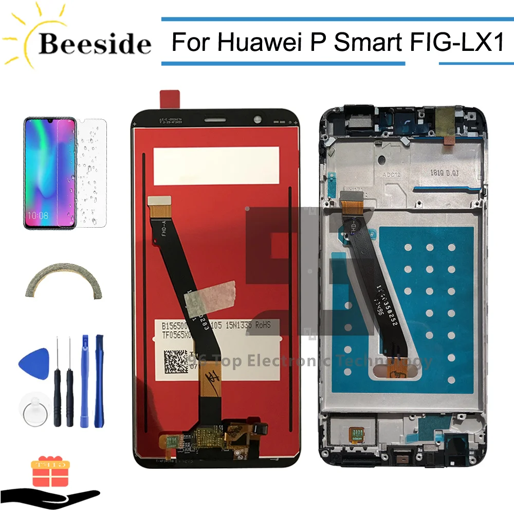 AA + качество ЖК дисплей рамка для huawei P Smart FIG LX1 LA1 L21 L22 Дисплей кодирующий