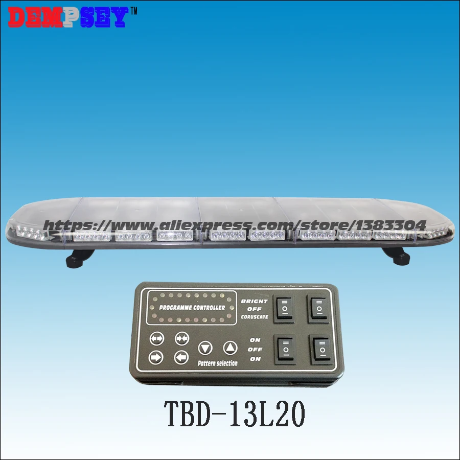 TBD-13L25 High quality LED Super bright lightbar,Blue&Red emergency light,Car Roof Flashing warning light