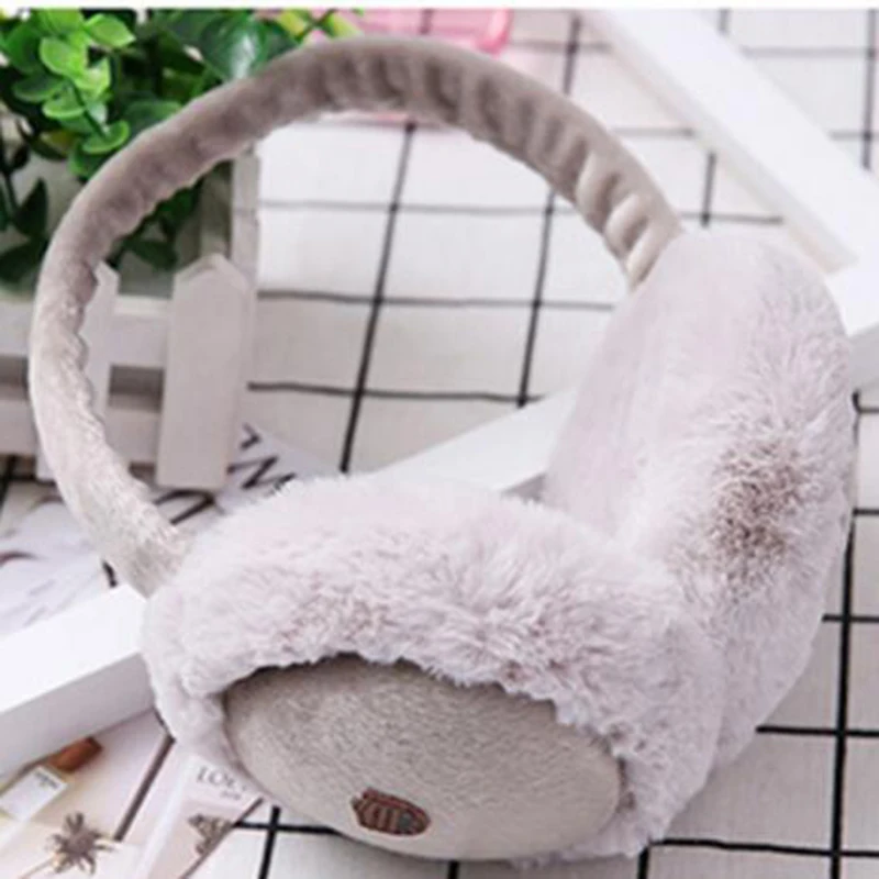 Портативный Плюшевые Мужской Женская зимняя обувь Earmuff теплый наушники леди