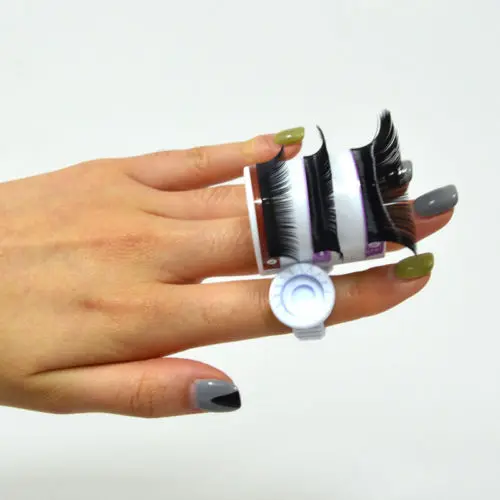 Ресниц кольцо поддона полоска для ресниц держатель поддон клей кольцевые чашки