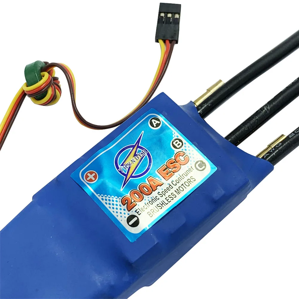 200A Швейцарский бесщеточный двигатель WaterCool ESC 5A 5V BEC 3 6S система водяного