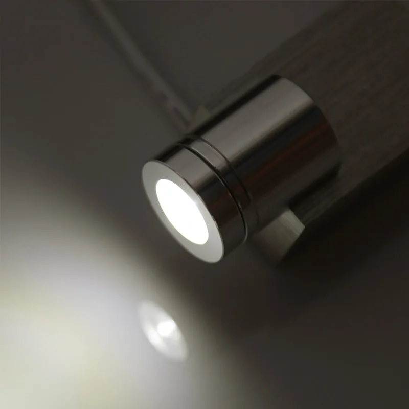 Modern LED Wall Lamp 1W 3W AC85-265V Aluminum Sconce For Home Shopping Mall Bedroom Lighting Indoor Decoration Mirror Light | Освещение