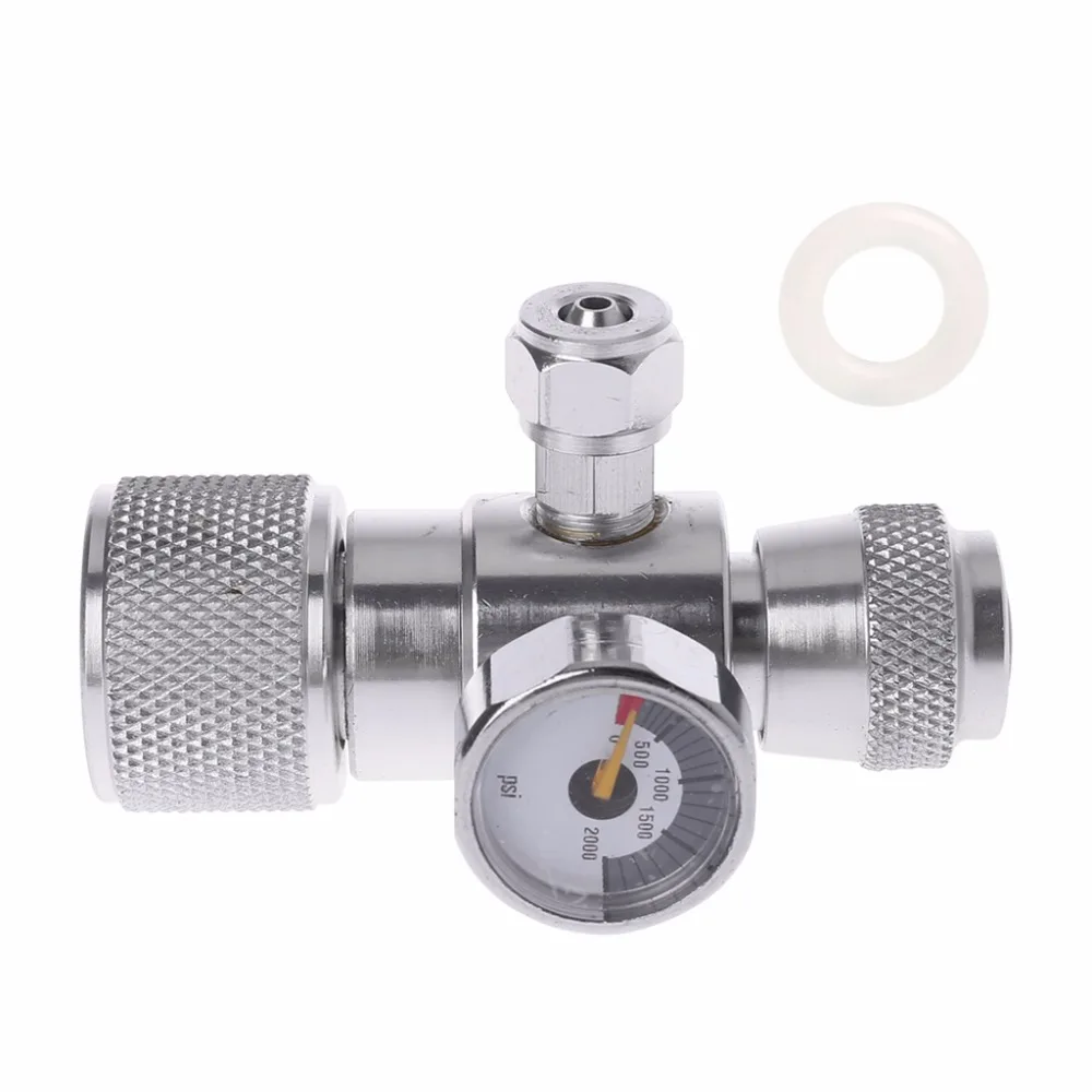 OOTDTY CO2 Давление датчик JIS m22-14 регулятор манометр более 1500PSI цилиндр редуктор |