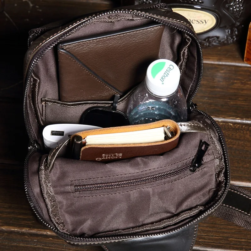 Новая модная мужская сумка из натуральной кожи брендовые винтажные сумки через