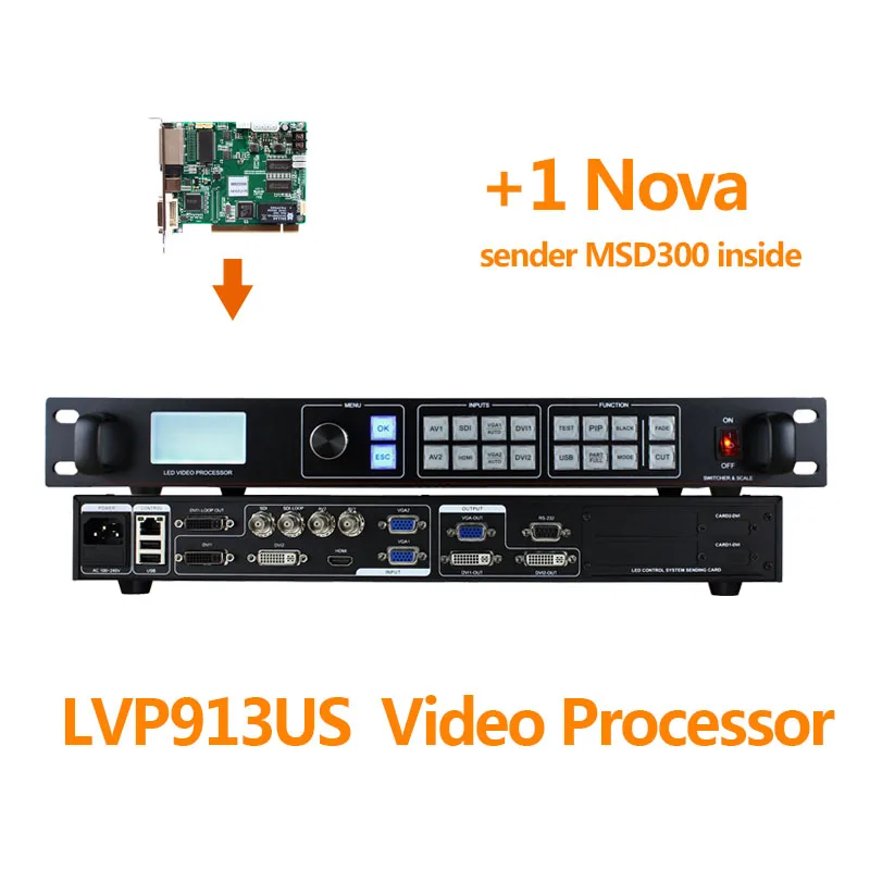 

Lebanon led video screen use led video processor have usb sdi input with i pc novastar msd300 sending card video controller