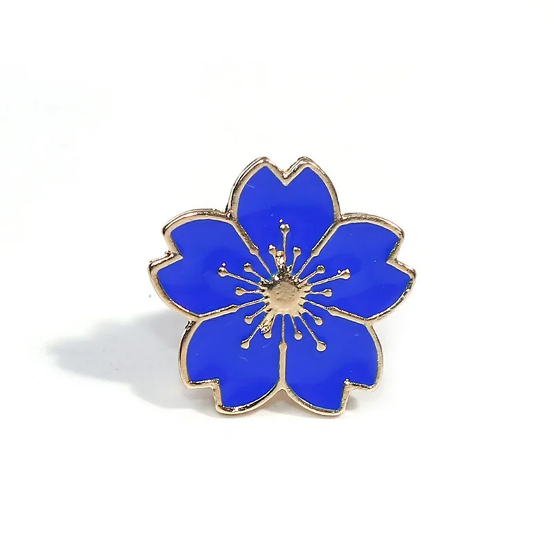 DoreenBeads специальные японские значки сакуры броши цветок металлический значок