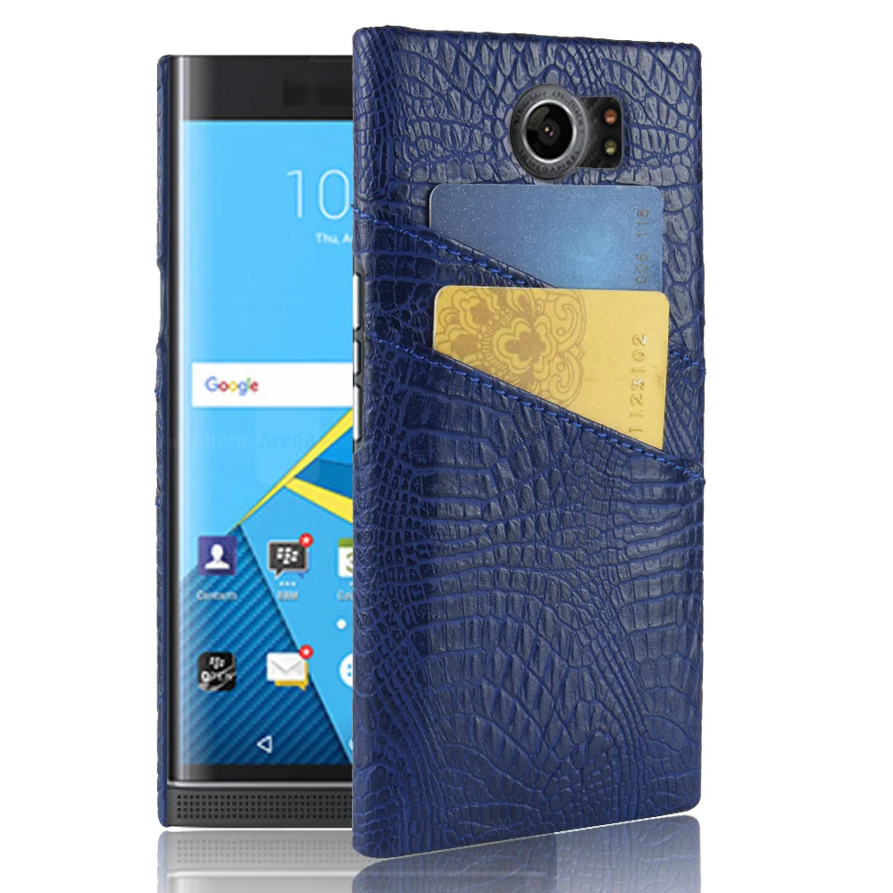 Роскошный чехол для Blackberry Priv из искусственной кожи с узором крокодиловая кожа