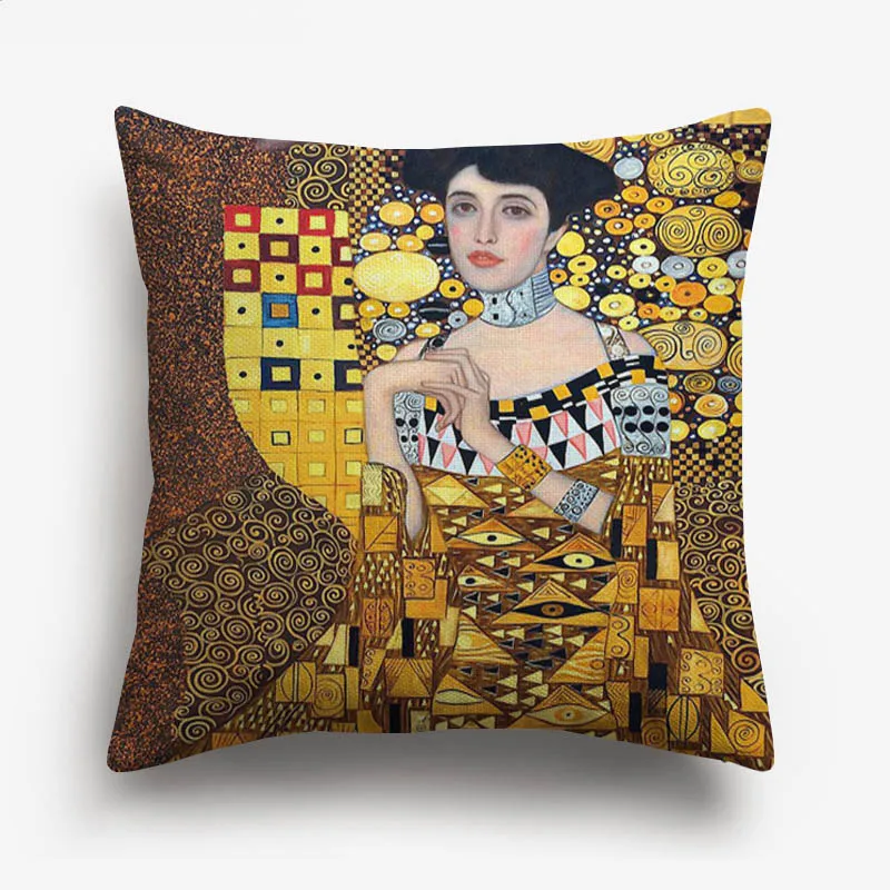 Gustav Klimt наволочки для подушки с масляным рисунком бегущая лошадь художественная