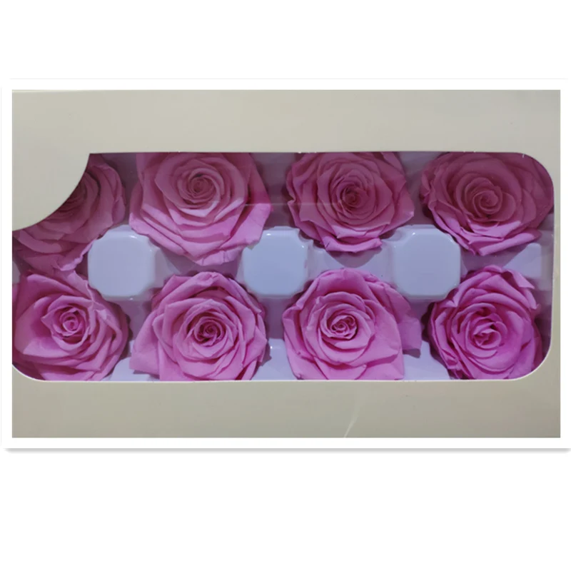 sweet-pink Консервированные цветы высокого качества 4-5 см, подарок на день матери, материал для свадебных украшений, подарок, настоящие лепестки - Цвет: sweet-pink