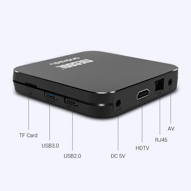 Mecool Km9 Pro Android 9,0 ТВ-бокс Amlogic S905X2 Четырехъядерный 4G Ddr4 32G Rom 2,4G/5G Wifi Bluetooth 4K Atv смарт-набор верхней коробки Voi