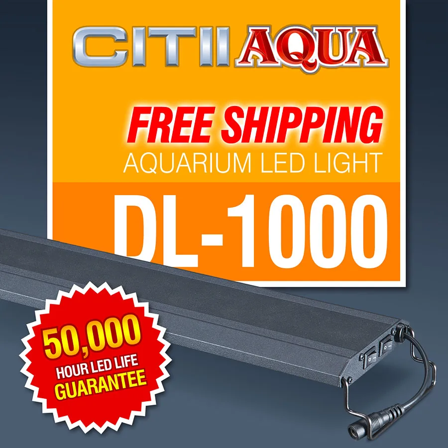 Citiiaqua аквариум свет DL-1000 Бесплатная доставка | Дом и сад