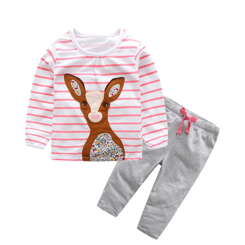 Новинка модная детская одежда хлопковые повседневные полосатые пижамные