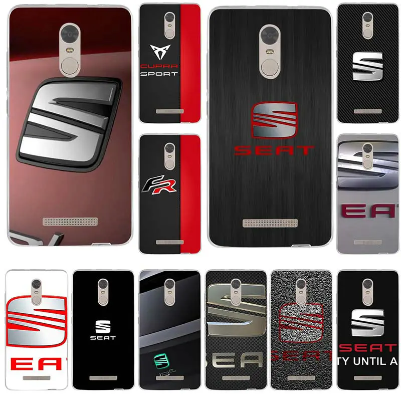 Автокресло логотип Мягкие TPU силиконовый для мобильных телефонов Чехлы Xiaomi Redmi Mi