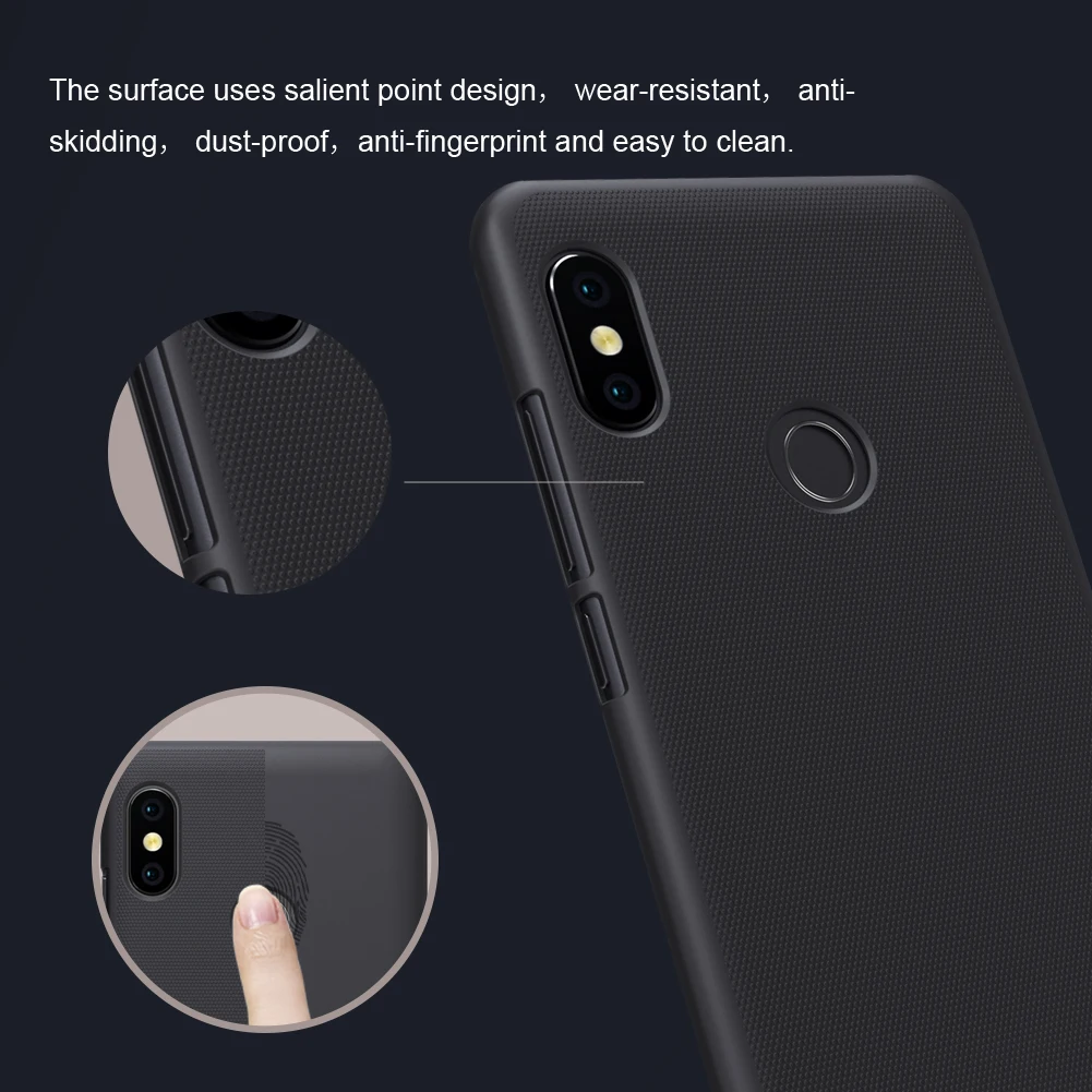 Для Xiaomi RedMi Note 5 Pro Чехол Nillkin матовый защитный жесткий пластиковый чехол для