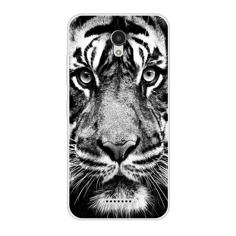 Для Lenovo Vibe B A2016 A1010 A20 A Plus APlus A1010a20 1010 A2016A40 Мягкий ТПУ чехол с изображением тигра для